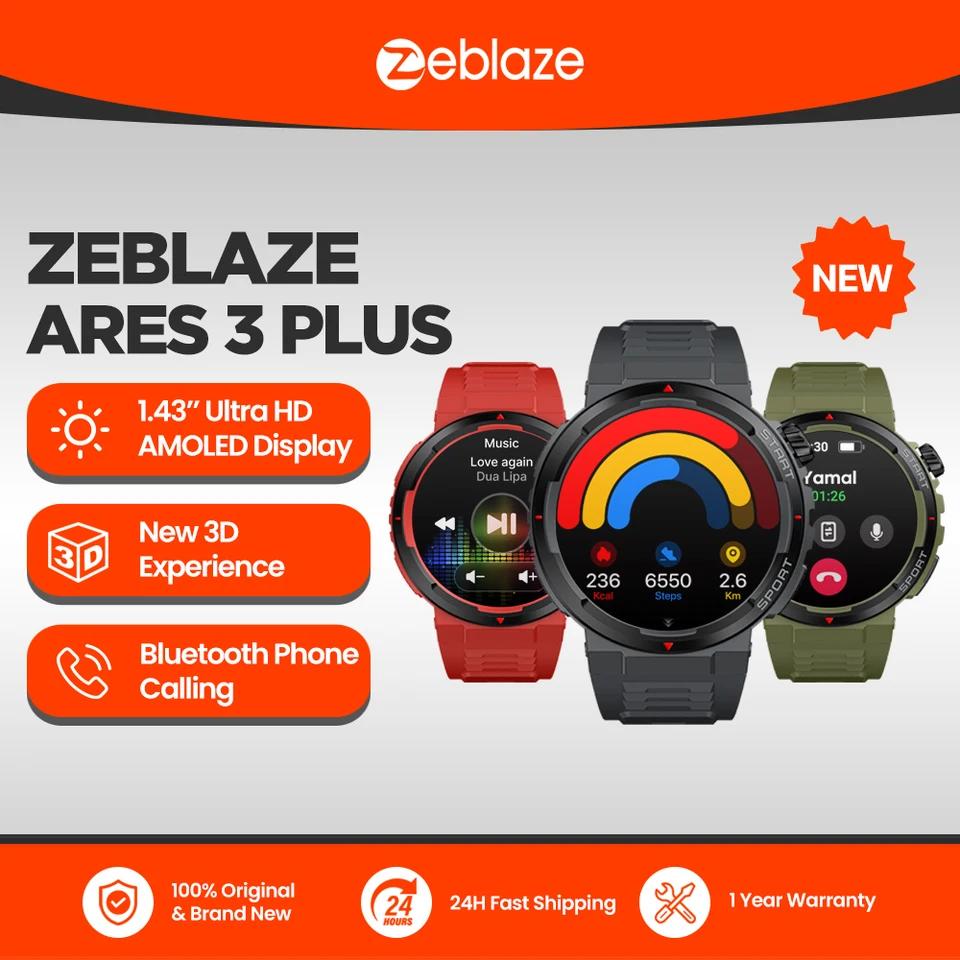 Zeblaze Ares 3 Plus  ȭ Ʈġ, 1.43 ġ HD..