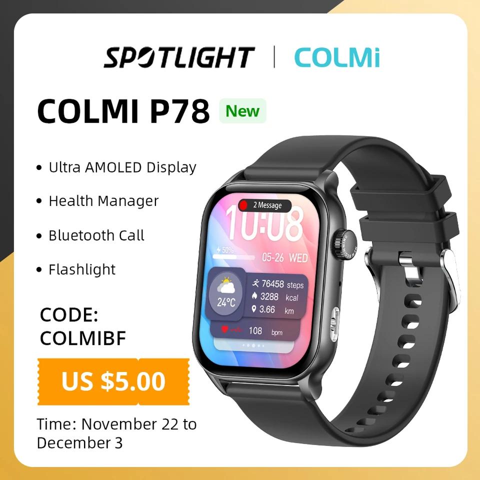 2024 COLMI P78 1.95`` HD AMOLED Smartwatch  ..