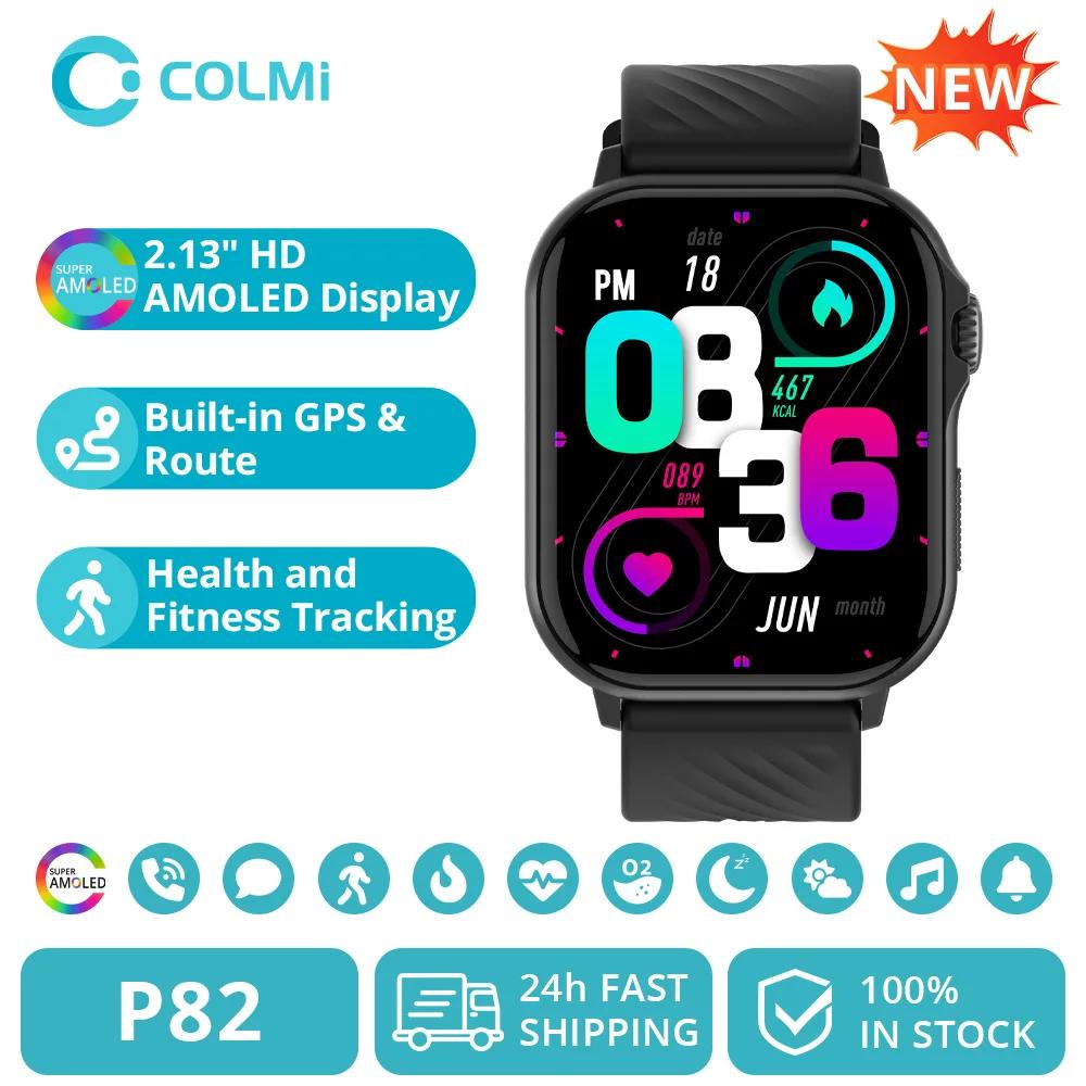 2025 COLMI P82 GPS Ʈ ġ, 2.13 ġ AMOLED HD..