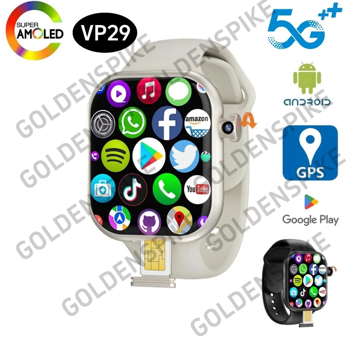 VP29 S10 Plus Smartwatch 4G LTE 2.29��ġ 8MP HD ī��..