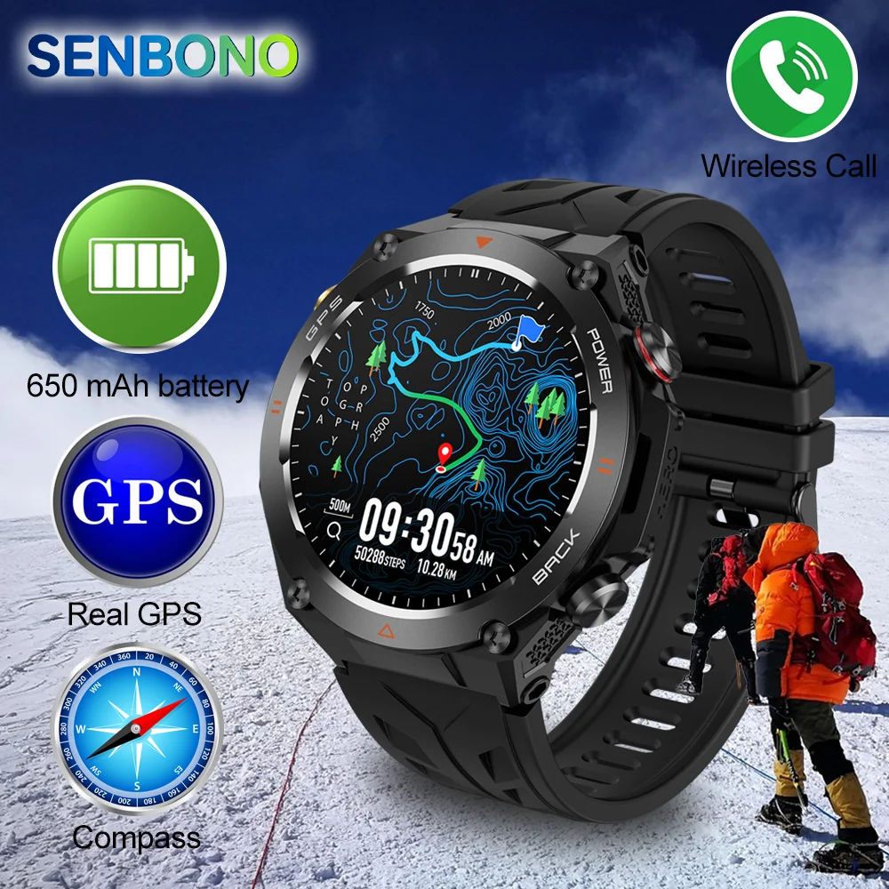 SENBONO  2025 GPS Ʈġ,  ȭ ..