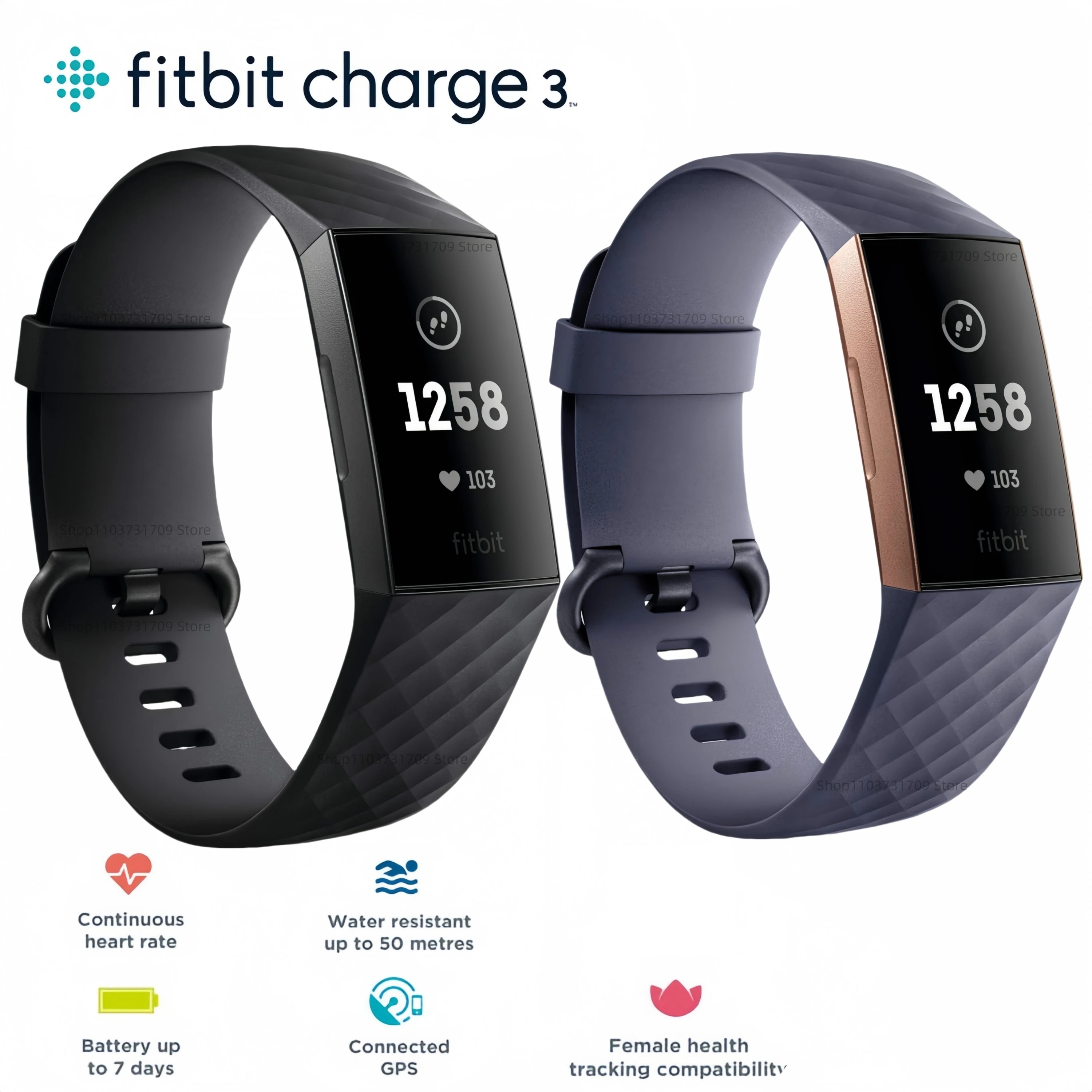 Fitbit Charge 3 ƮϽ Ȱ  -    ..