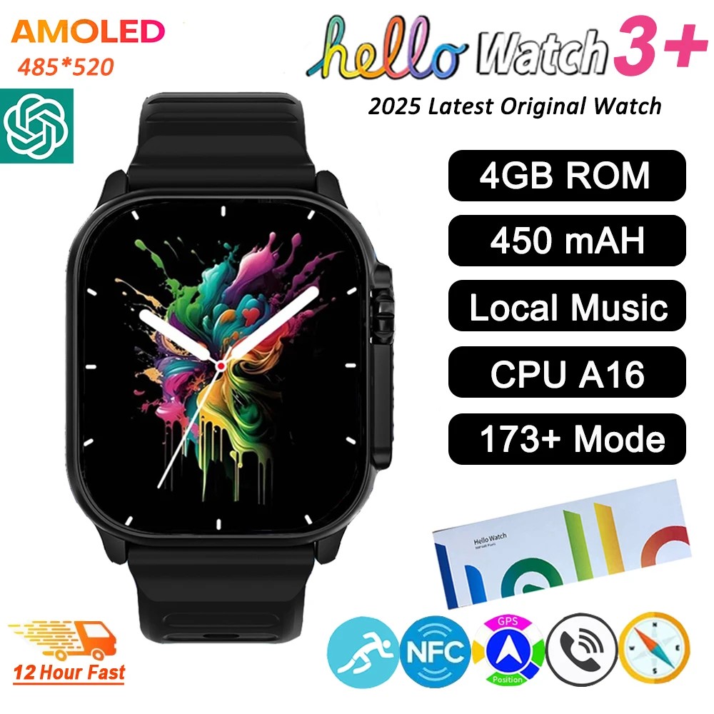  2025 Hello Watch 3 Plus Ʈ Ʈ ð ø ..