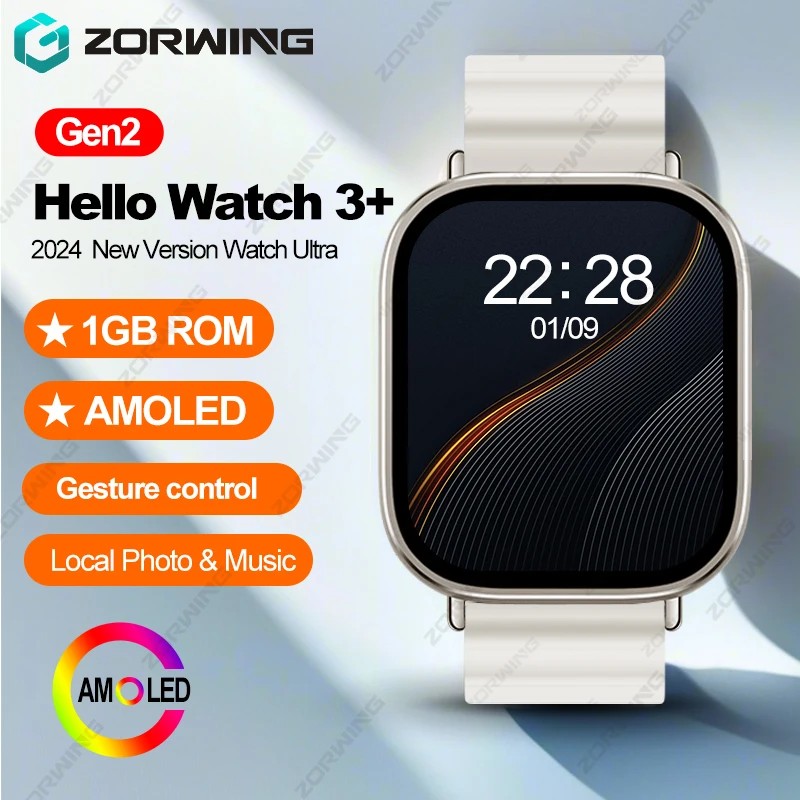 Hello Watch 3 Plus Gen2 AMOLED Ʈ ġ  ..