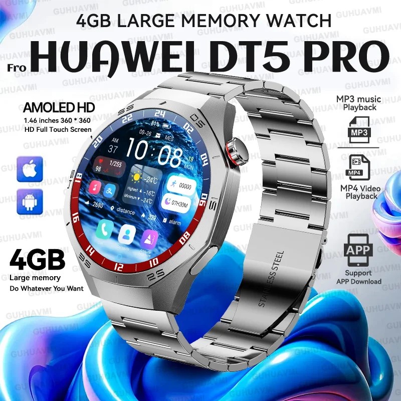 2025 ǰ HUAWEI Watch DT5pro 4GB ޸ Ʈ..