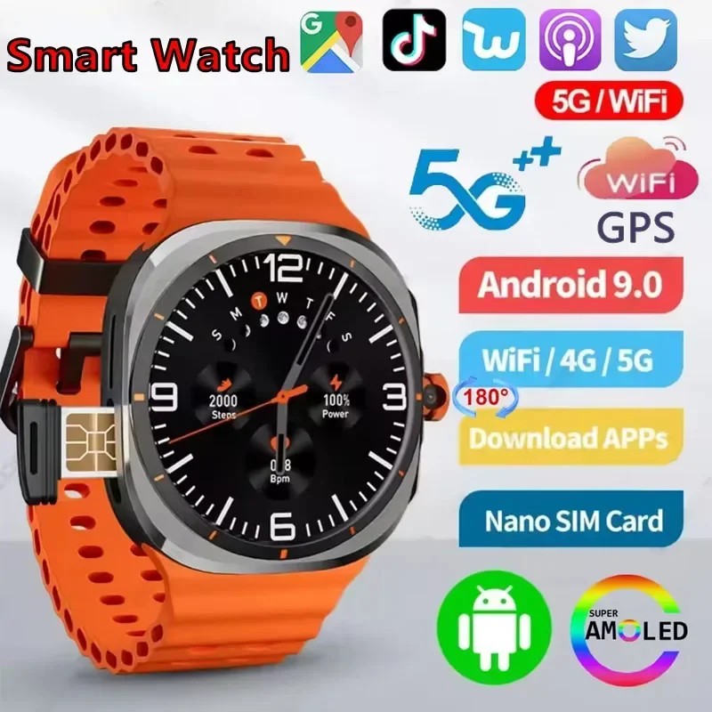 W7 ��Ʈ�� 4G ����Ʈ��ġ 1.6��ġ AMOLED �ȵ���̵� 9.0..