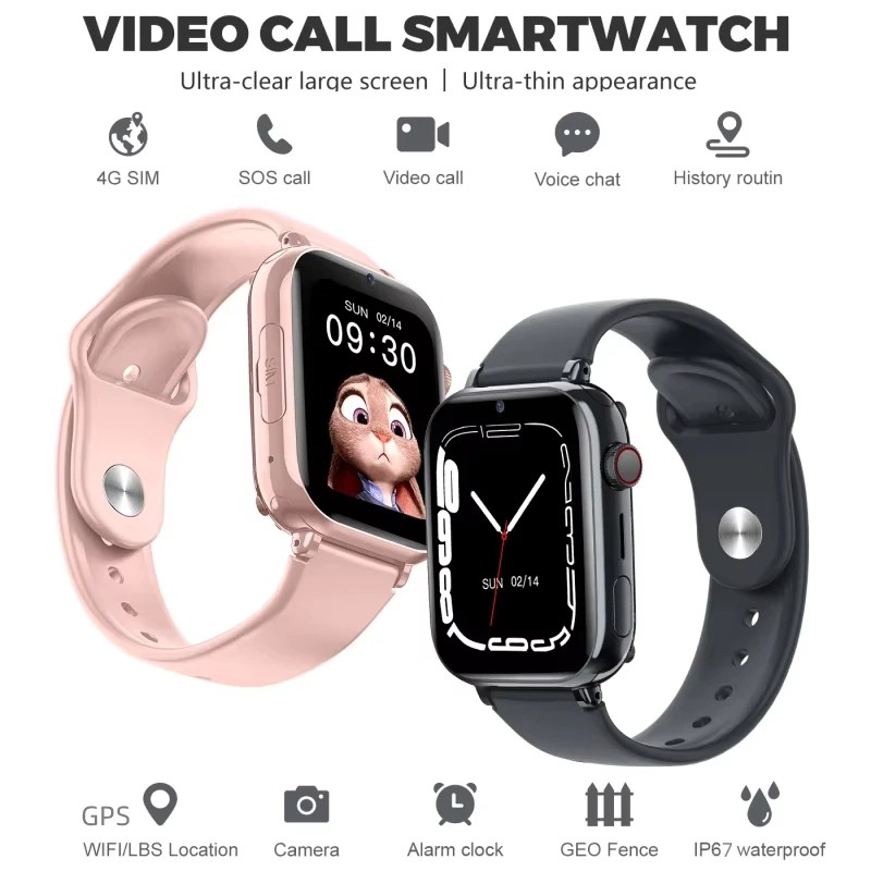 ο    4G SmartWatch SOS LBS GPS ..