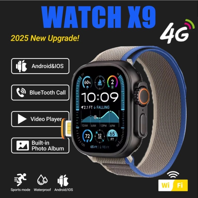 X9 ����Ʈ��ġ 4G 5G �ȵ���̵� 90 8MP ī�޶� WIFI GP..