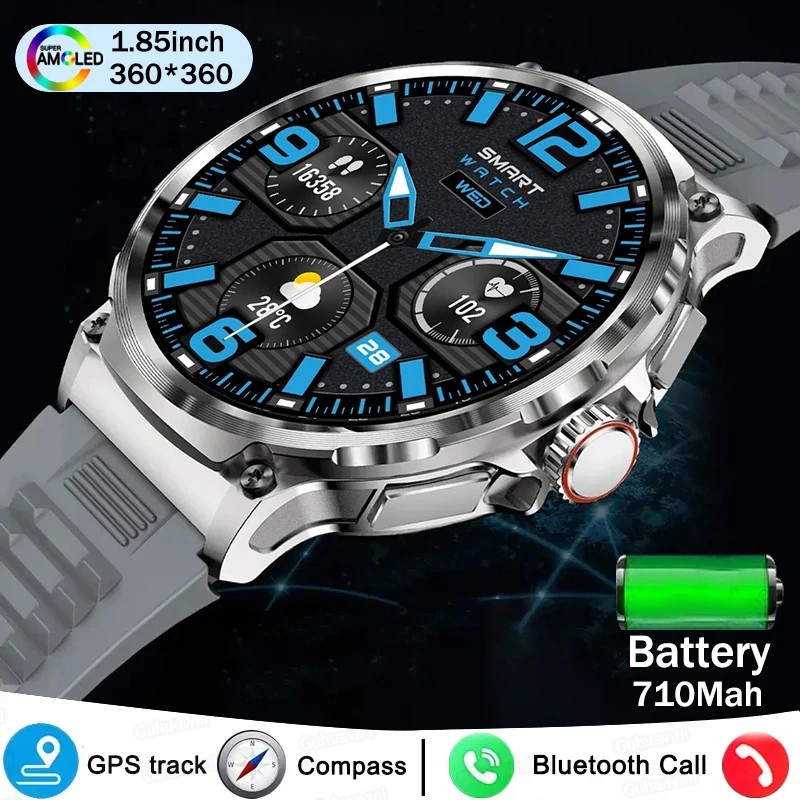 2024 ο 1.85 ġ Ʈ HD AMOLED SmartWatch ..