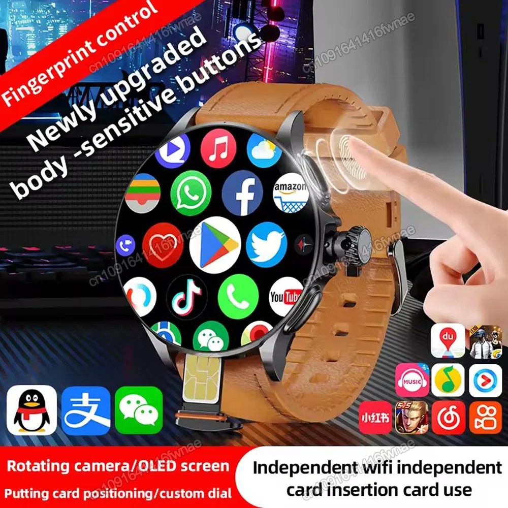 Smartwatch Men 4G + 32G ROM 丮 GPS Ŵ H..