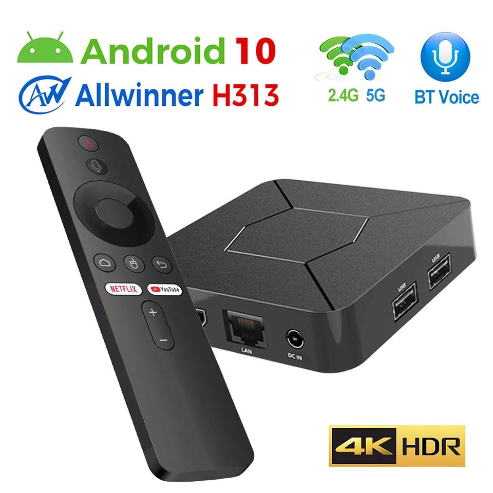 2024  Ʈ 4K HDR TVBox Allwinner H313 2.4G/5G W..