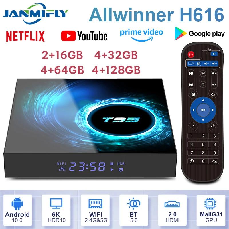 2024 T95 ȵ̵ TV ڽ 10.0 Allwinner H616  ..