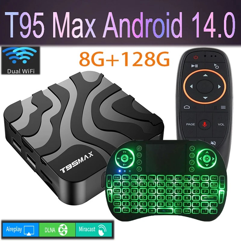 2024 T95 Pro Ʈ TV ڽ - ȵ̵ 14, Allwinner ..