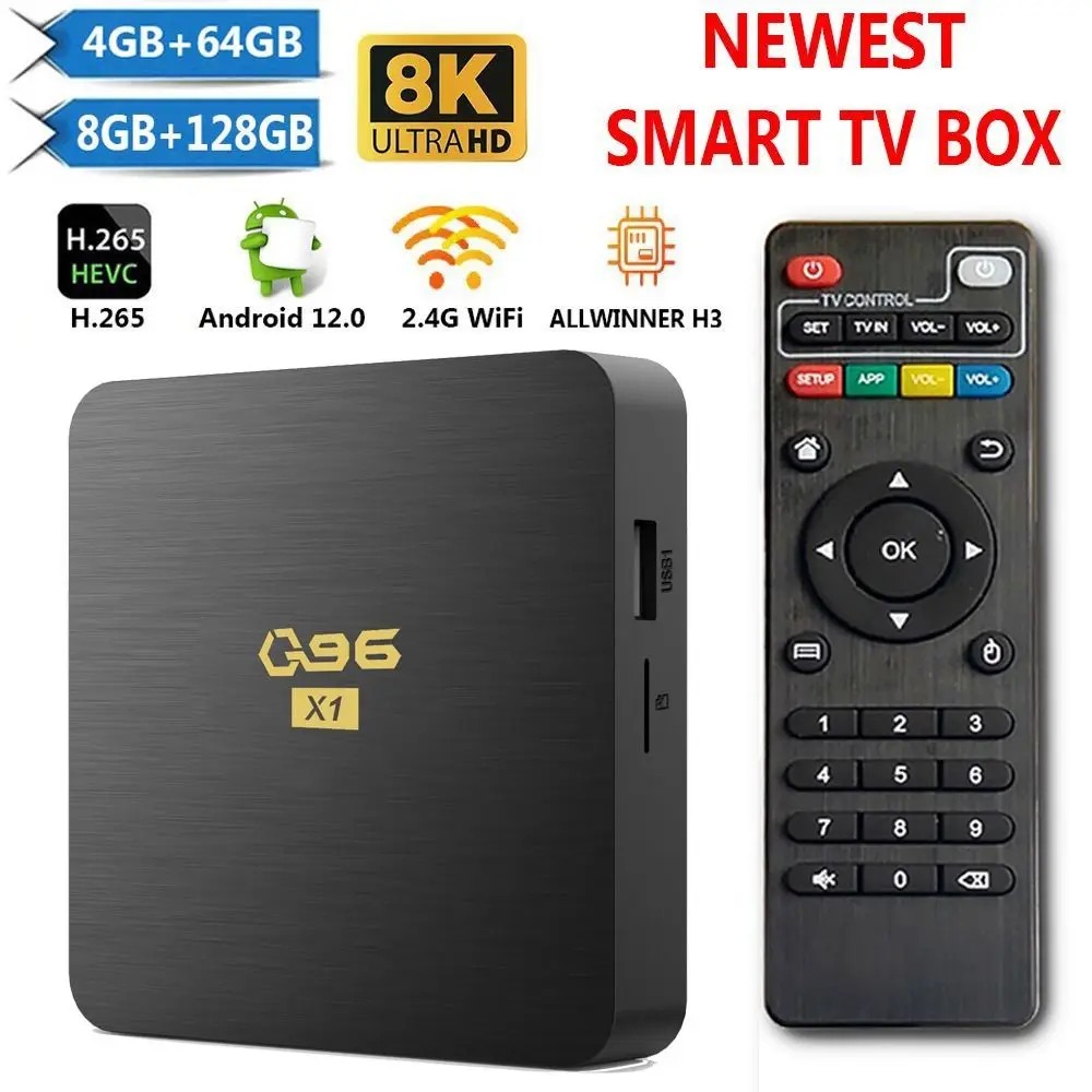 Q96 X1 Ʈ 2.4G WIFI ̵ ÷̾ 8GB+128GB TV..