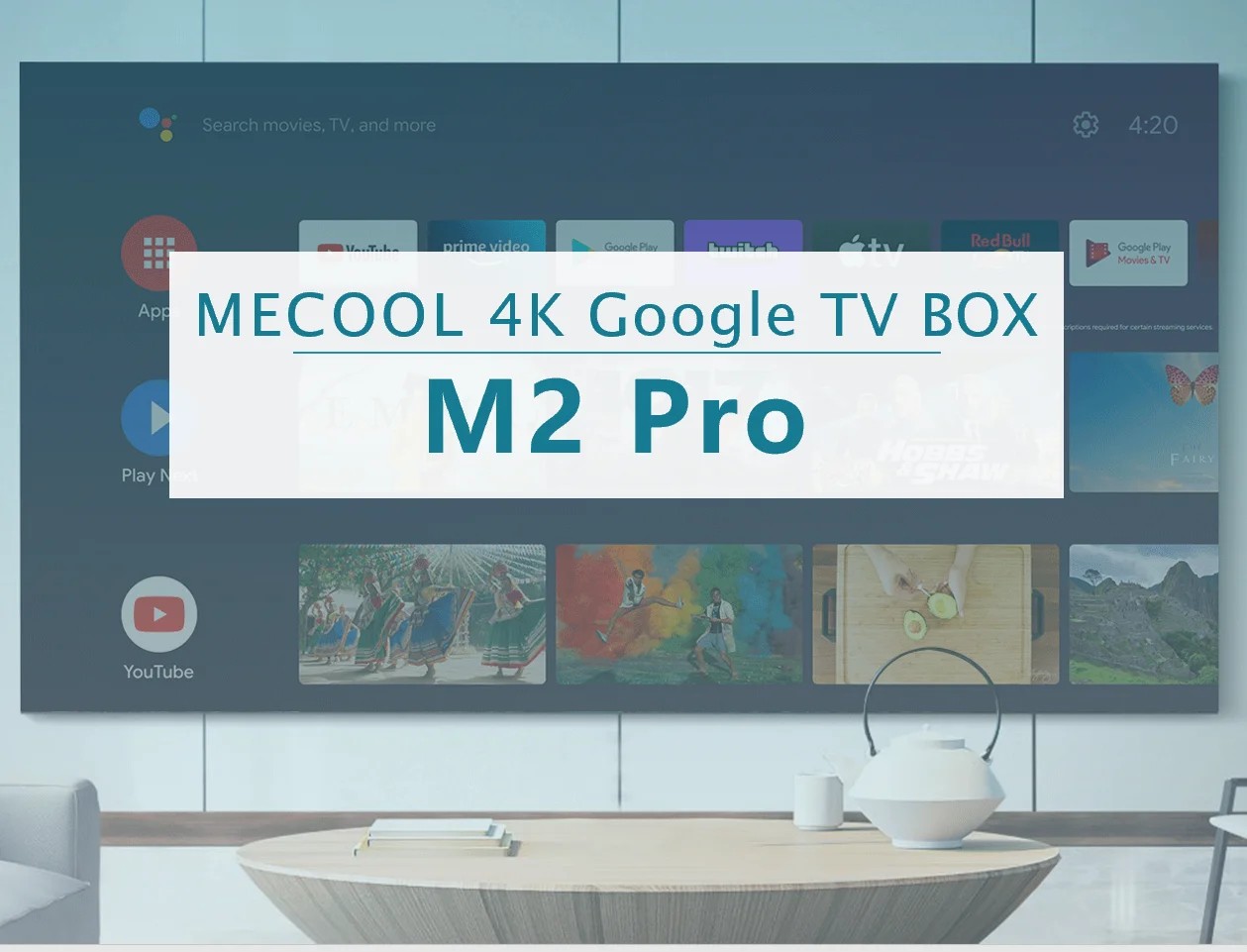 2025 MECOOL M2 PRO ȵ̵ TV ڽ Amlogic S905Y..