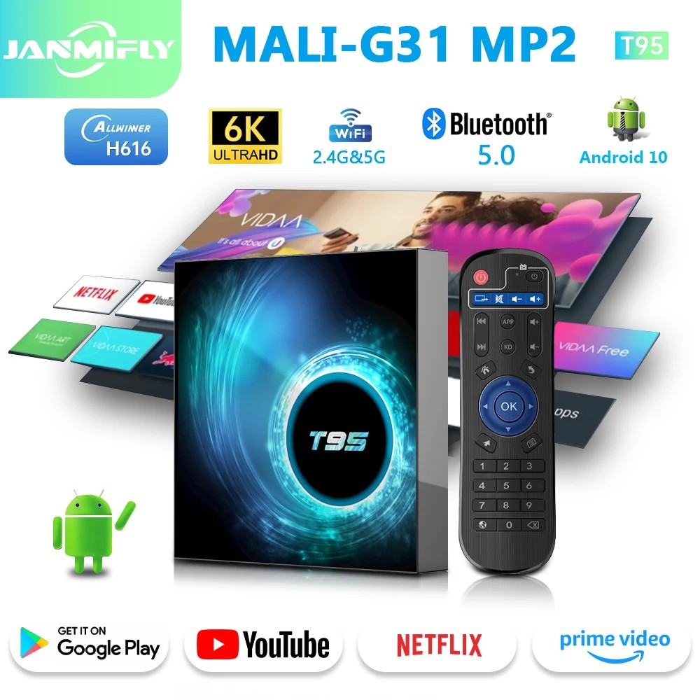 T95 TV ڽ HDR10 6K Allwinner H616 ھ ȵ..