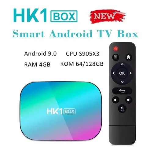 Ʈ TV ڽ ȵ̵ 9.0 OS HK1 ڽ Amlogic S90..
