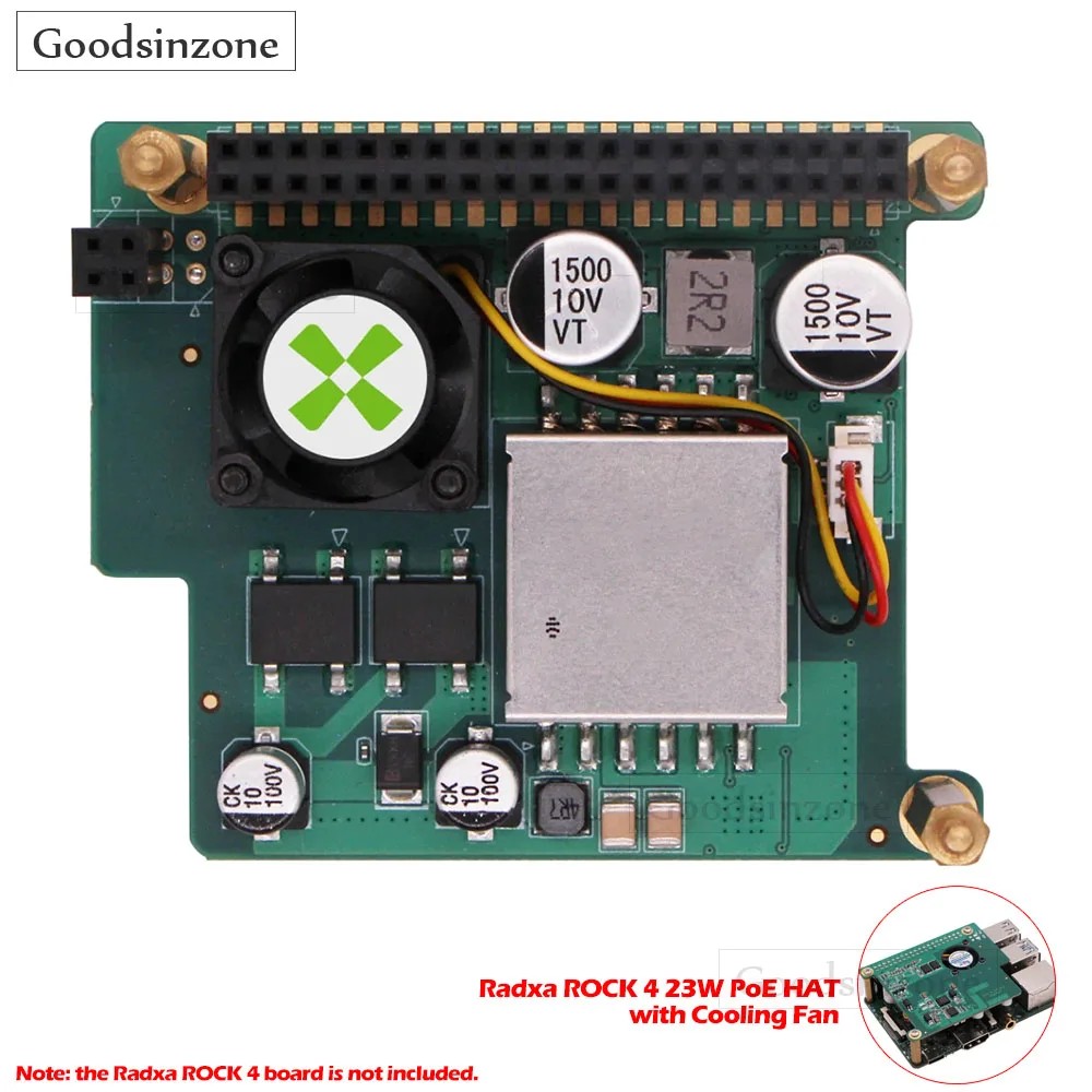  ROCK 4 23W PoE HAT ð  ..