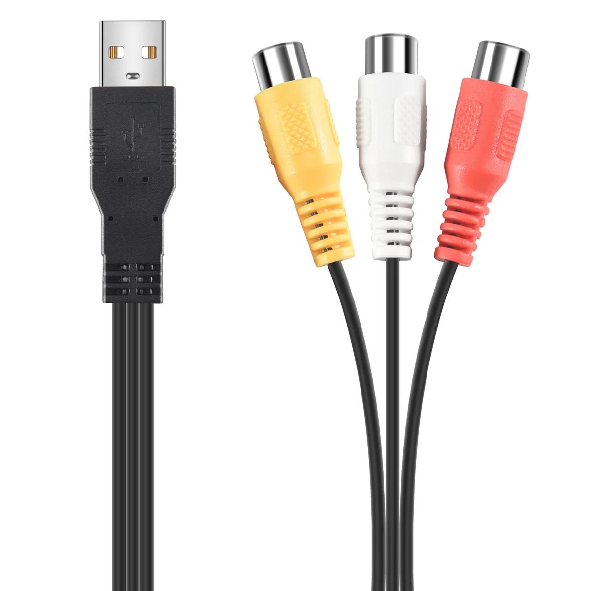 USB  ÷ to 3 Rca  , ..