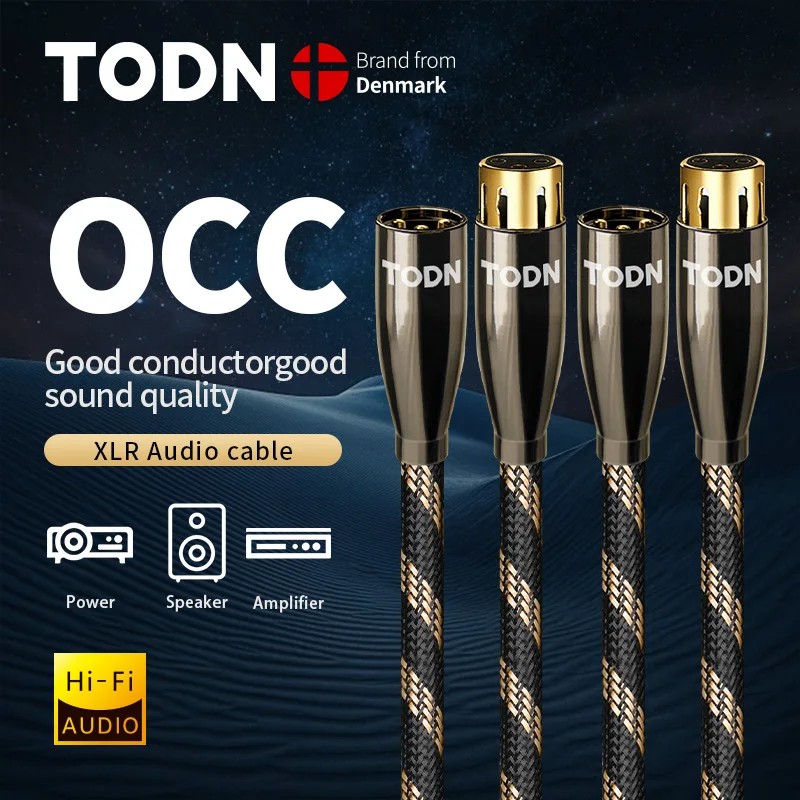 TODN OCC OFC Hifi XLR ̺, ..