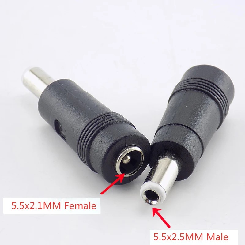2pcs 5.5x2.1mm  5.5x2.5mm  DC ..