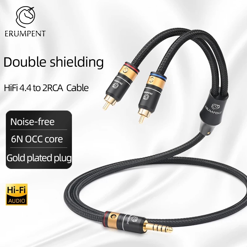 ERUMPENT HiFi 4.4mm - 2RCA ..