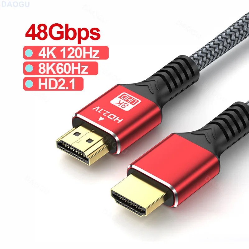 48Gbps HDMI ȣȯ ̺ 8K 60Hz 50cm..