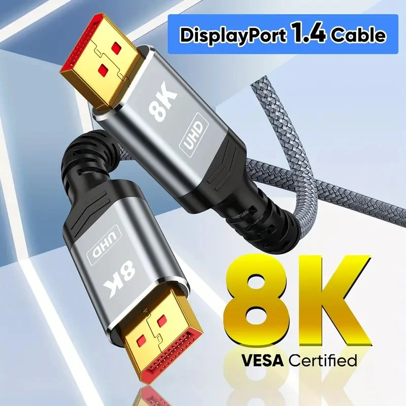 8K DisplayPort 1.4 DP-HDMI 4K/144H..
