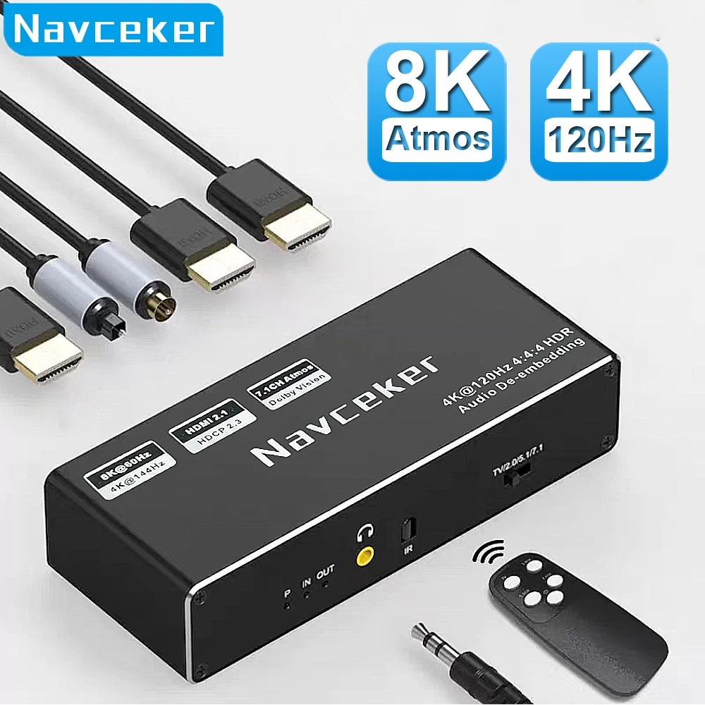 Navceker 8K HDMI 7.1CH  ..