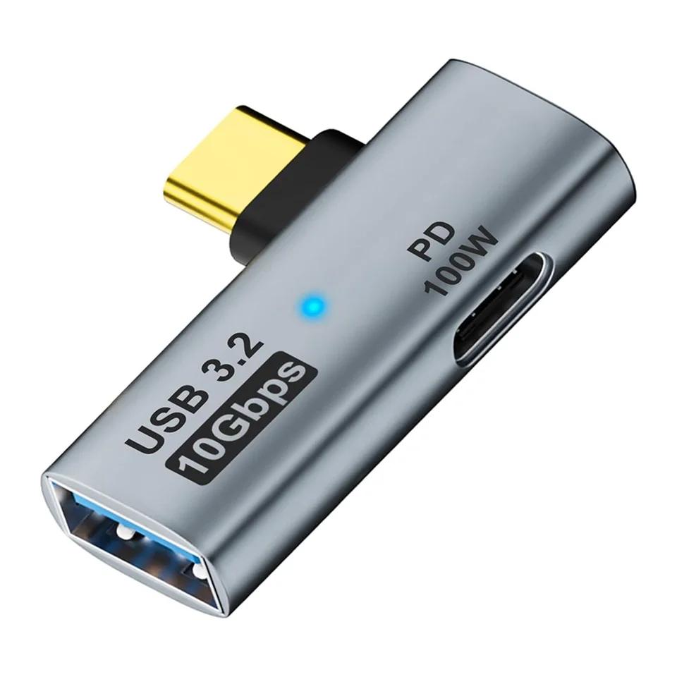 2-in-1 USB C to USB 3.2 , 100W..