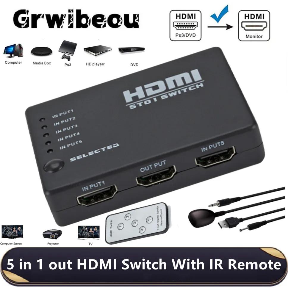 Grwibeou-1080P HDMI ȣȯ ó 5  1  HDMI ..