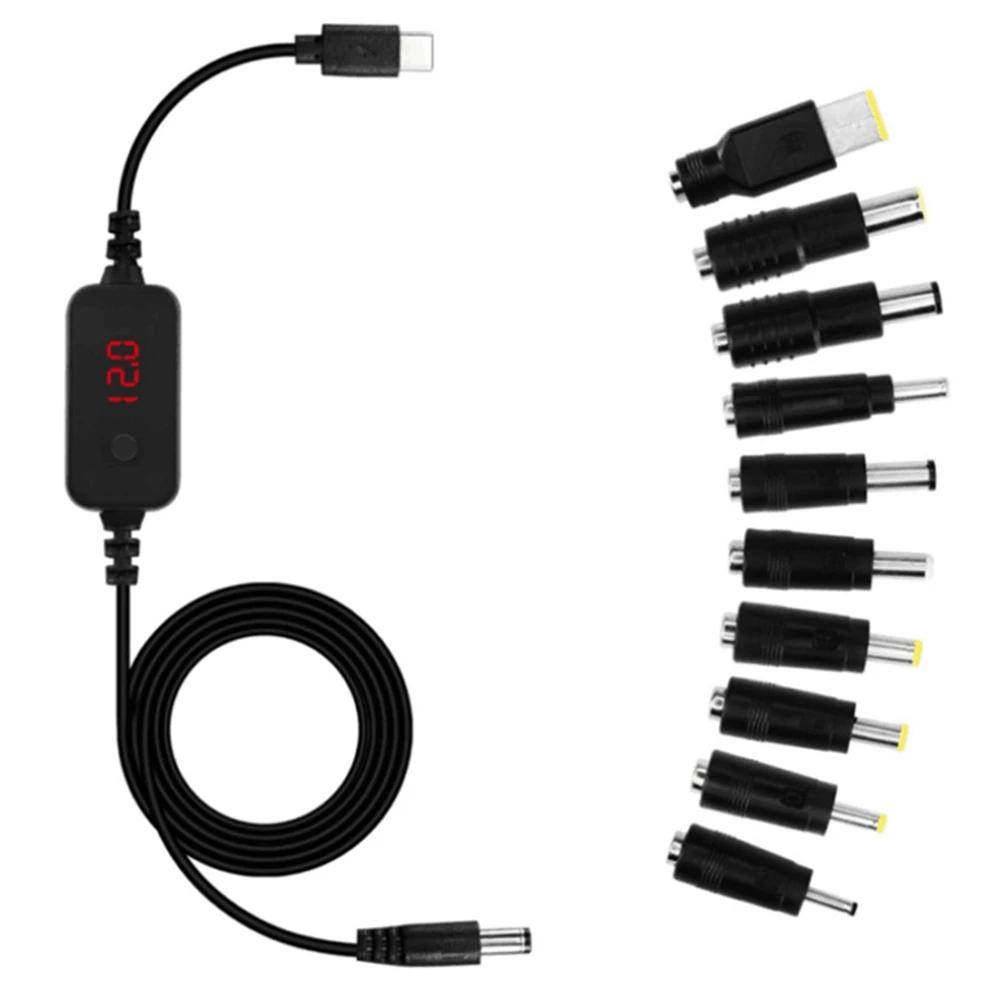 B18B Type C to DC Boost Cable Adapter Cord 5V 9V 1..