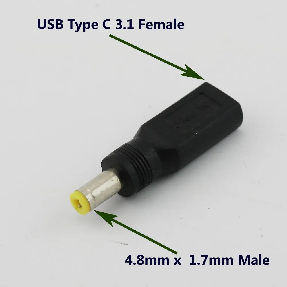 1pc 4.8mm x 1.7mm  USB 3.1  C USB-C  DC ..