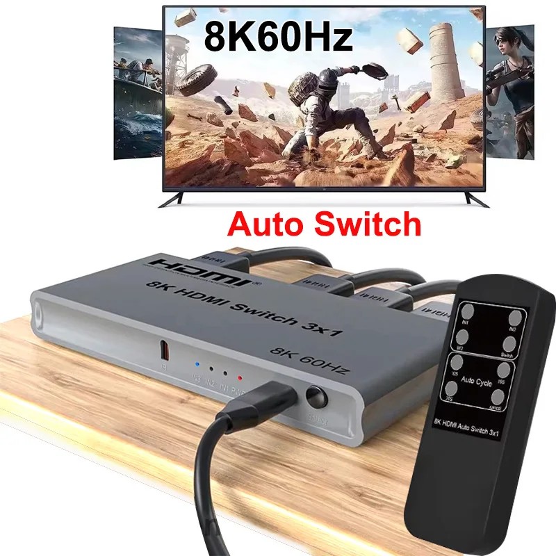 8K60hz 3x1 ġ HDMI 2.1   4K@120Hz 3 in ..