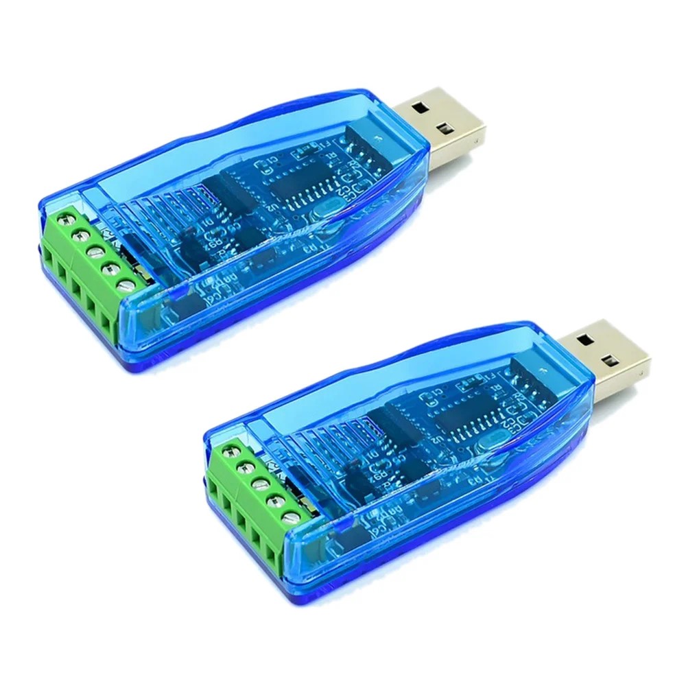 B34B-2Pcs USB to RS485 Converter Isolate Module Up..
