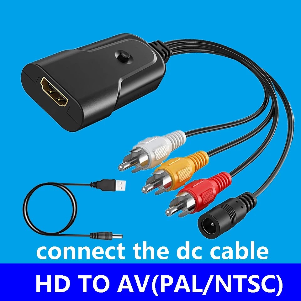 HDMI to RCA CVBS AV HD  ..