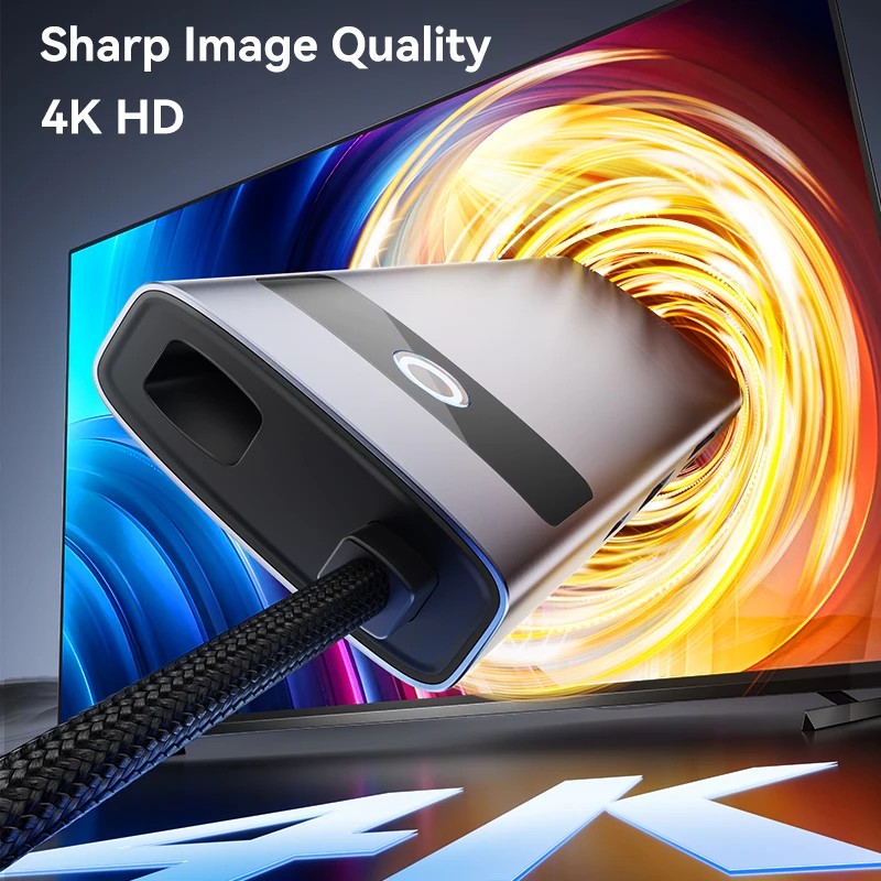 7-in-1 USB C  HDMI  4K (100W PD , 3 U..