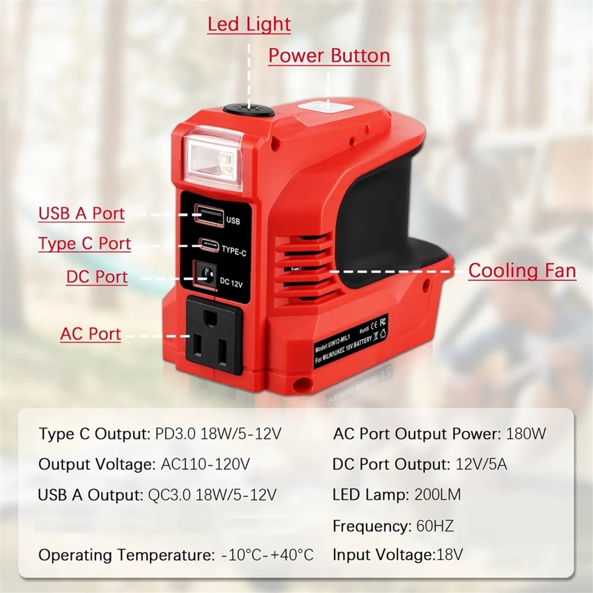 пŰ M-18 18V ͸ DC 18V   180W  ι 2 ..