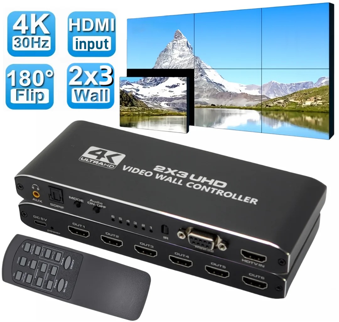 HDMI   Ʈѷ 2x3 4K HDMI..