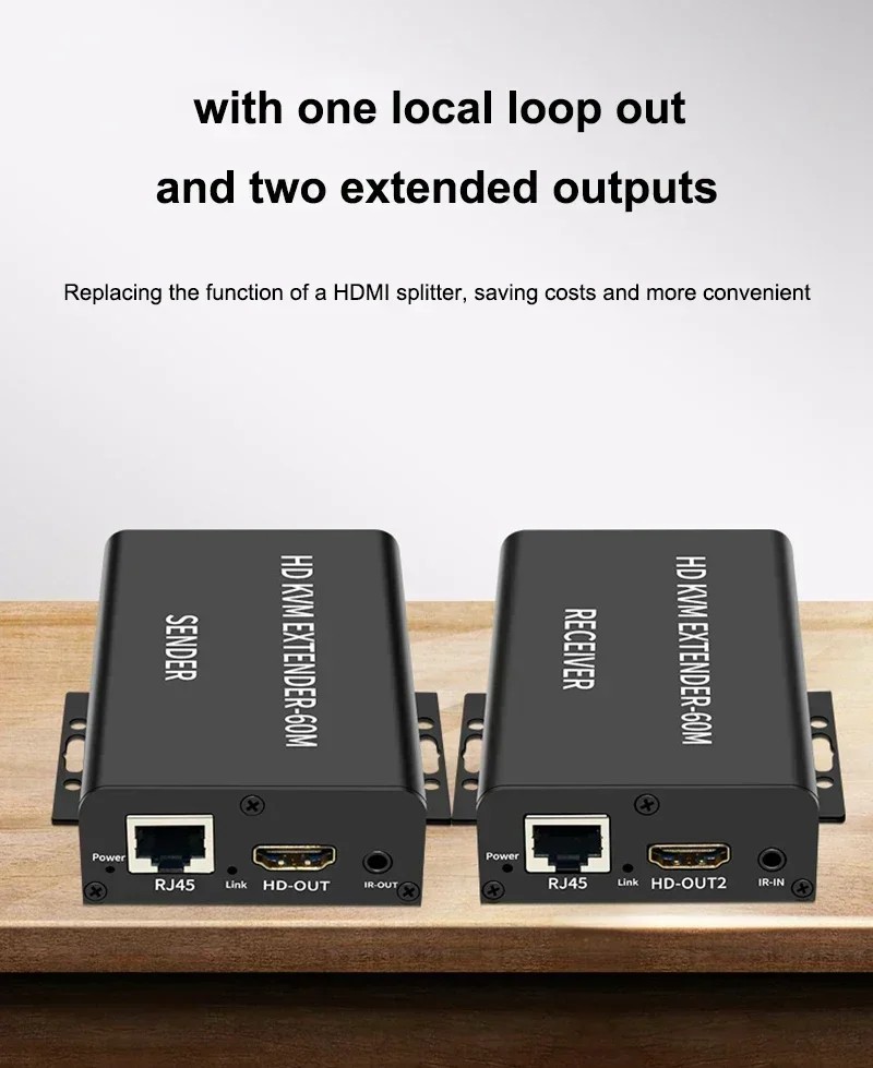 Cat6 ̴ ̺  60M HDMI KVM  ..