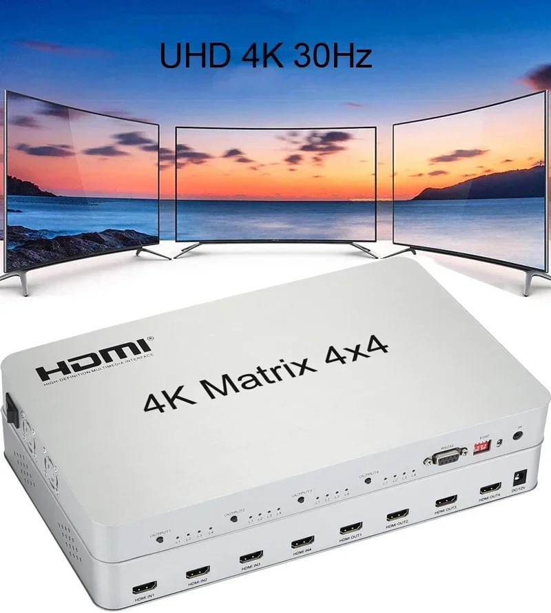 4K HDMI Ʈ 4x4 Ʈ 4Է 4 HDMI ġ..