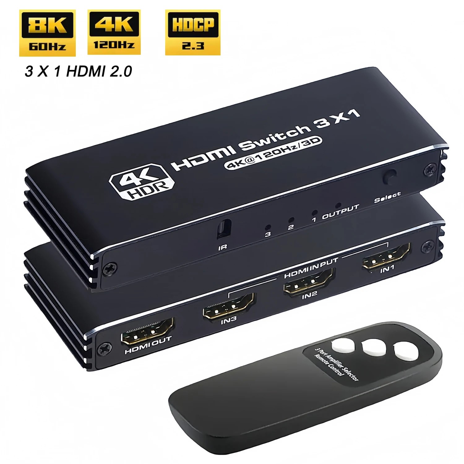 HDMI 2.1 ó 3Է 1 8K 60Hz 4K 120Hz HDMI ȣȯ..