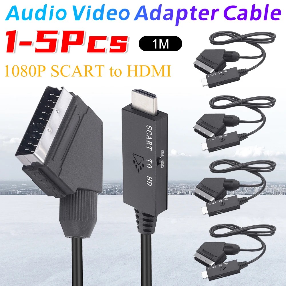 1-5PCS    Scart-HD..