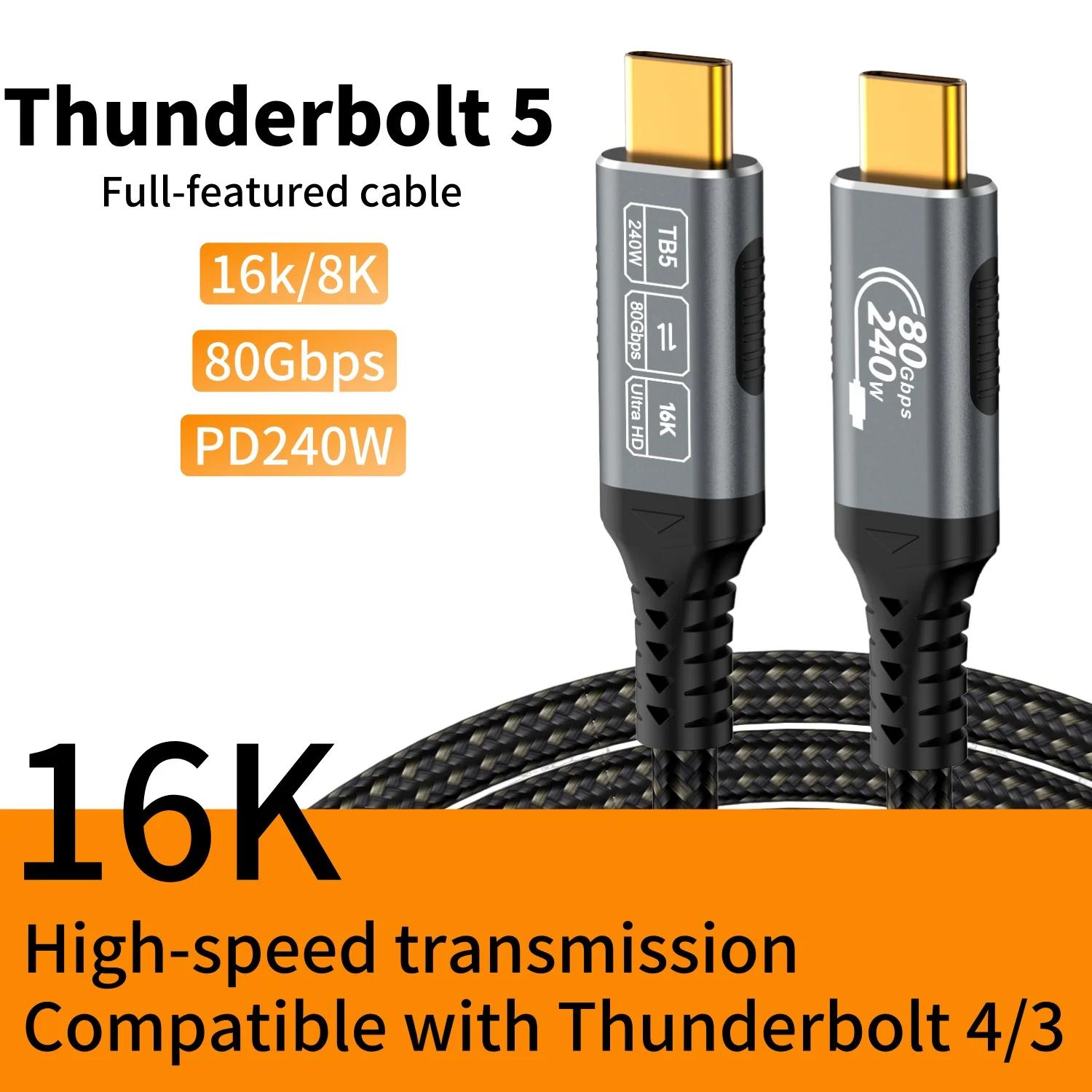 16K@30Hz Thunderbolt5 Type-C ̺ ..