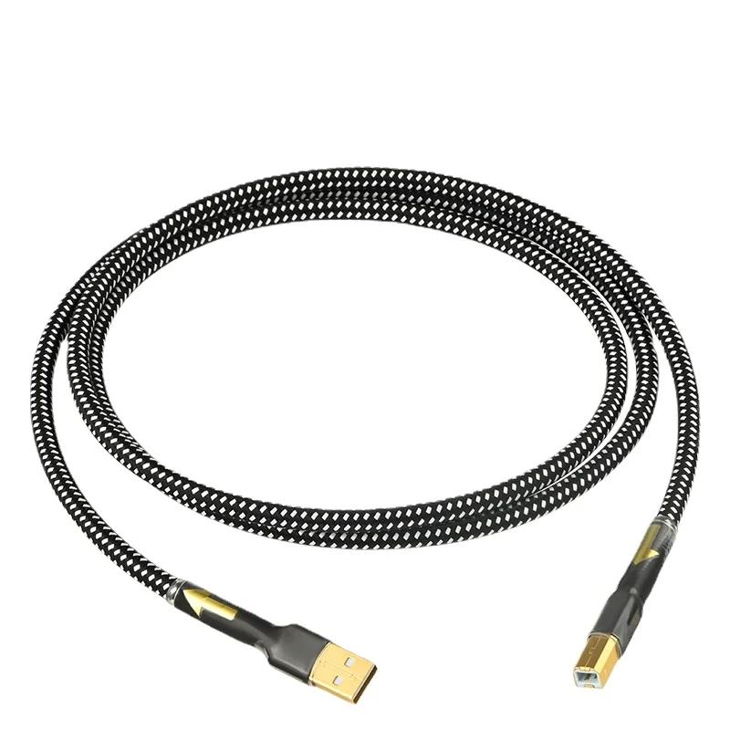 Hifi USB A to B Ÿ C 5N OCC ..