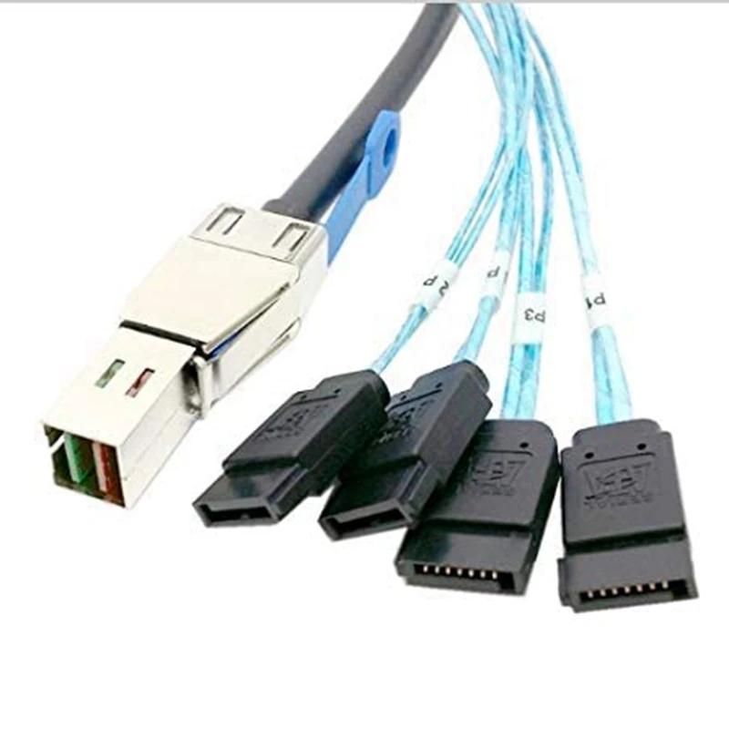 ̴ SAS HD SFF-8644 - 4 x SATA 7..