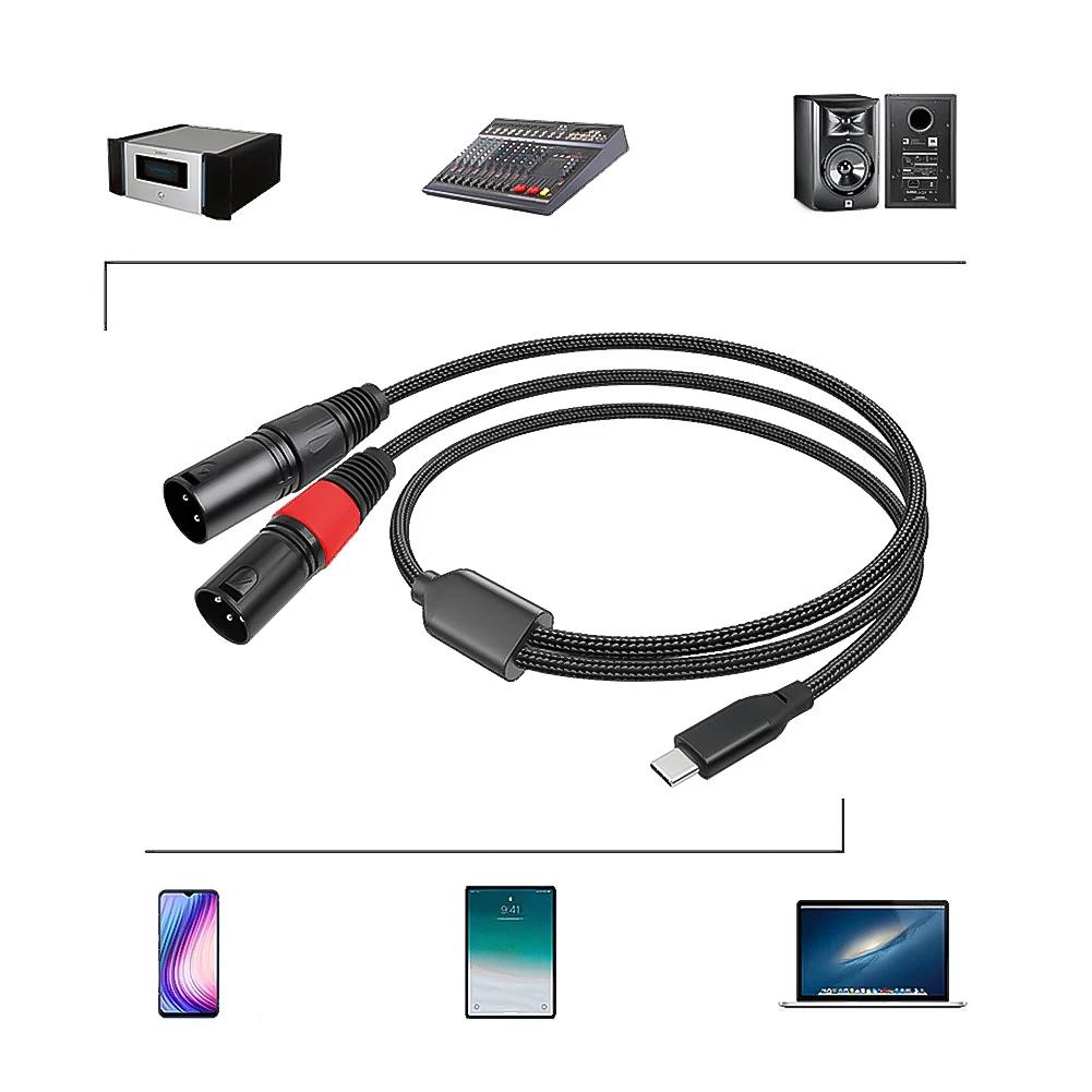 USB-C- XLR 3Pin Ϸ  US..