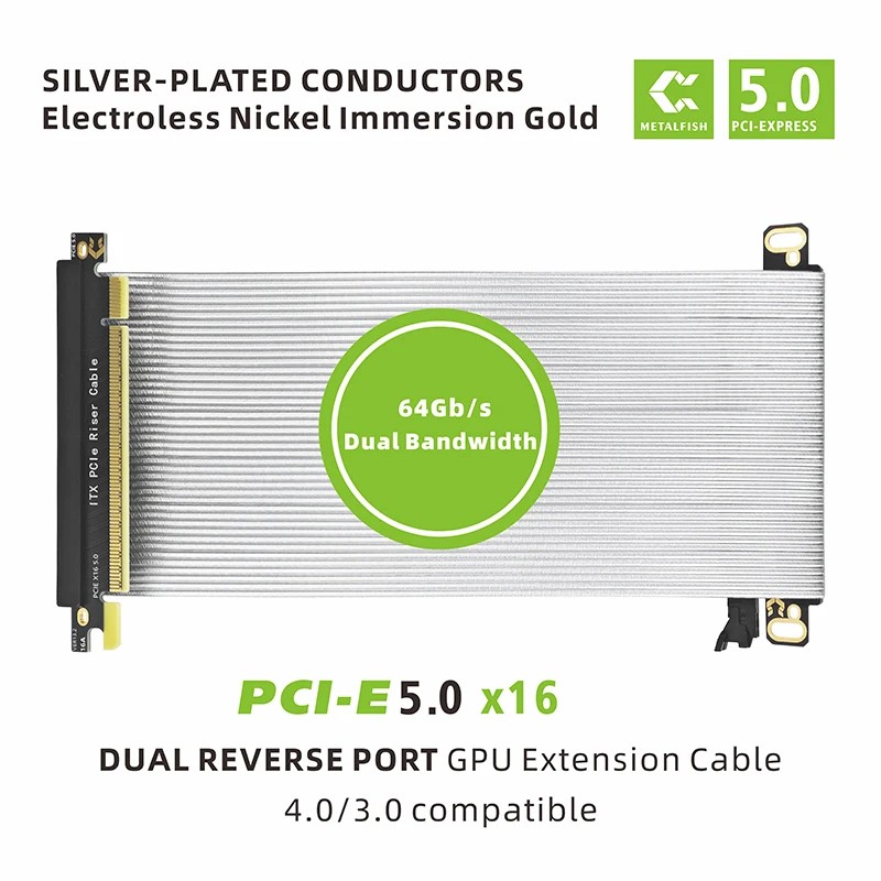 METALFISH PCIe5.0 x16 ������ ���̺�..